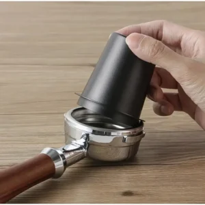 Doseringskop 51mm - sort rustfrit stål - Billede 1