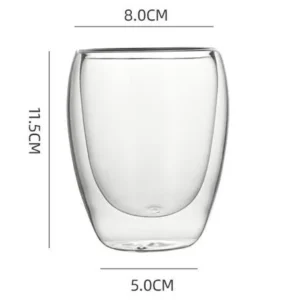 Gennemsigtig kaffekop 350ml - Billede 1